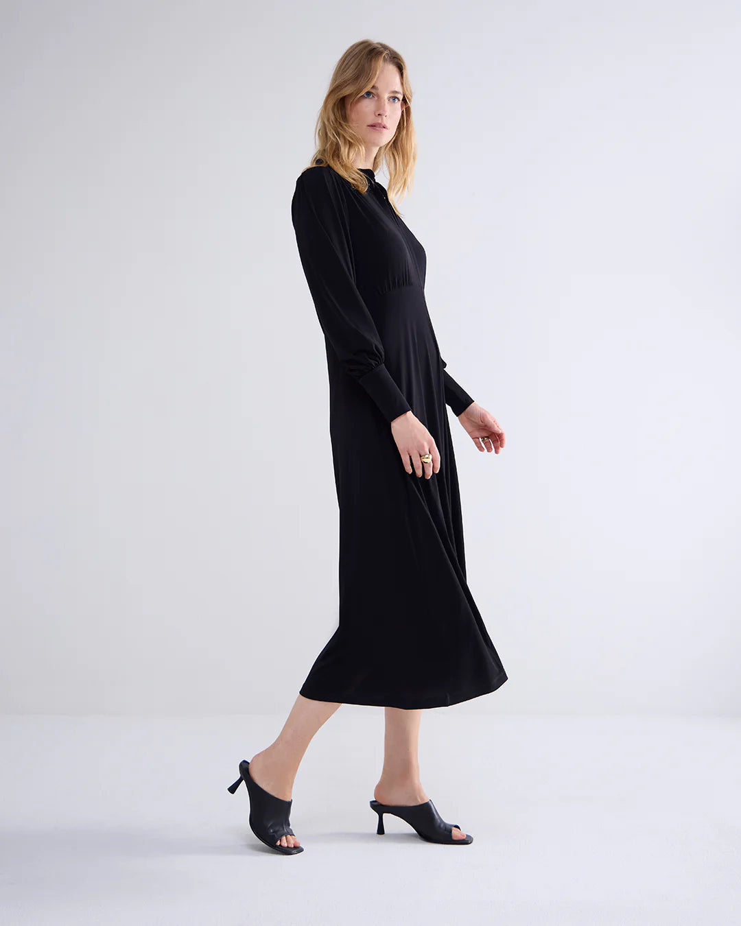 Crepe jersey dress