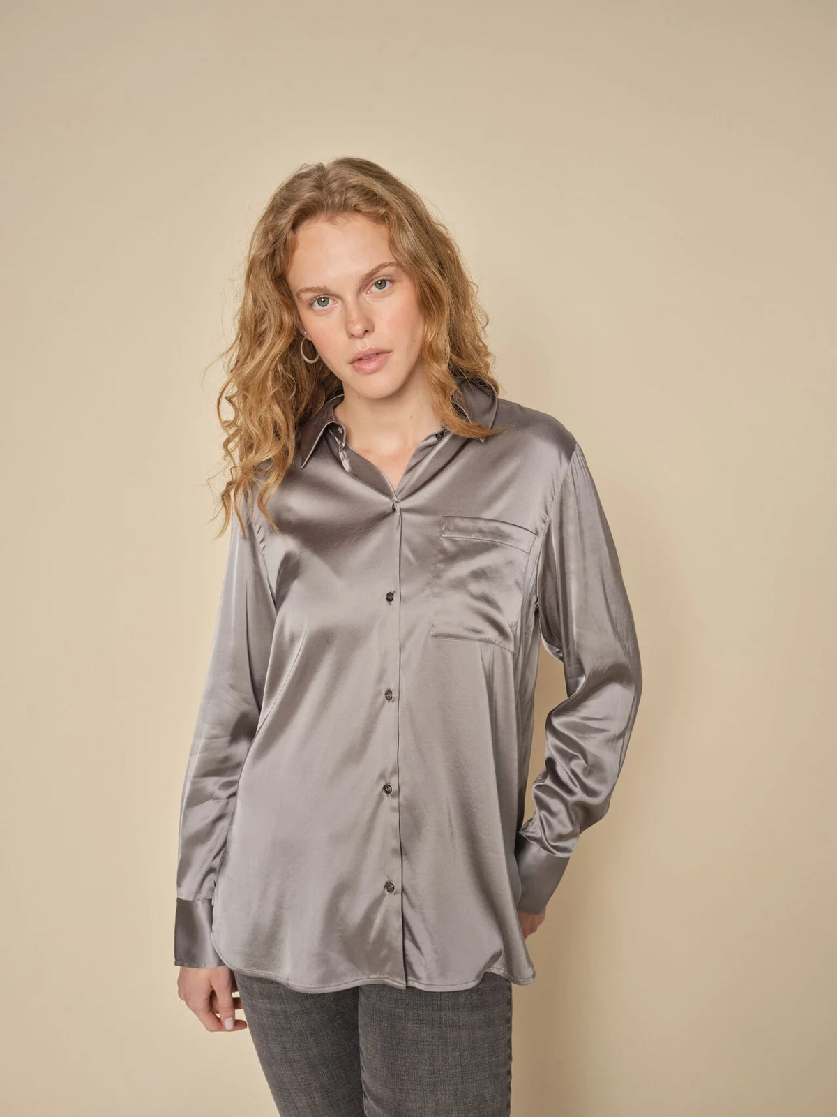 MMlinda satin shirt