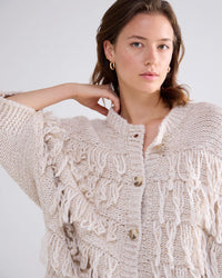 Cardigan with Fringes