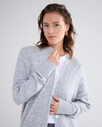 Cardigan Wool Elastane Blend Knit