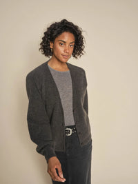 Thora V-Neck Knit Cardigan