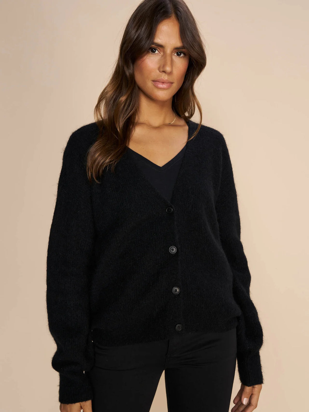 Thora V-Neck Knit Cardigan