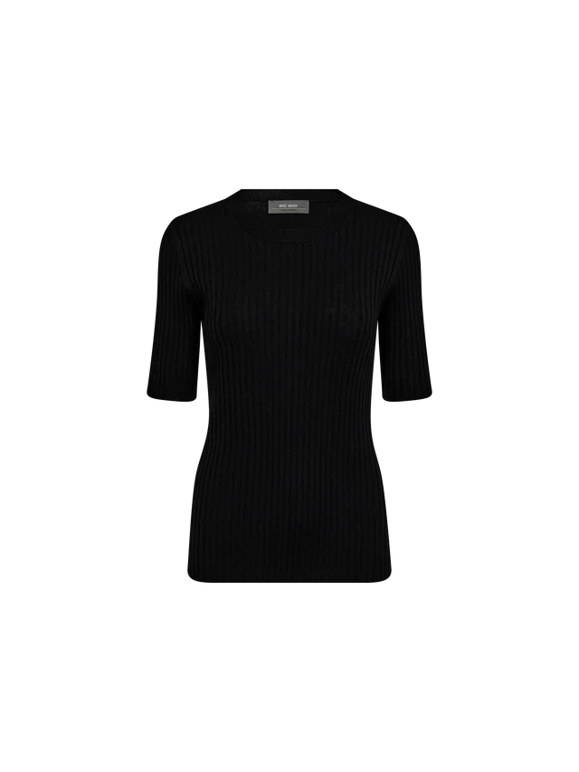 Relena Rib SS Crew Neck Jumper